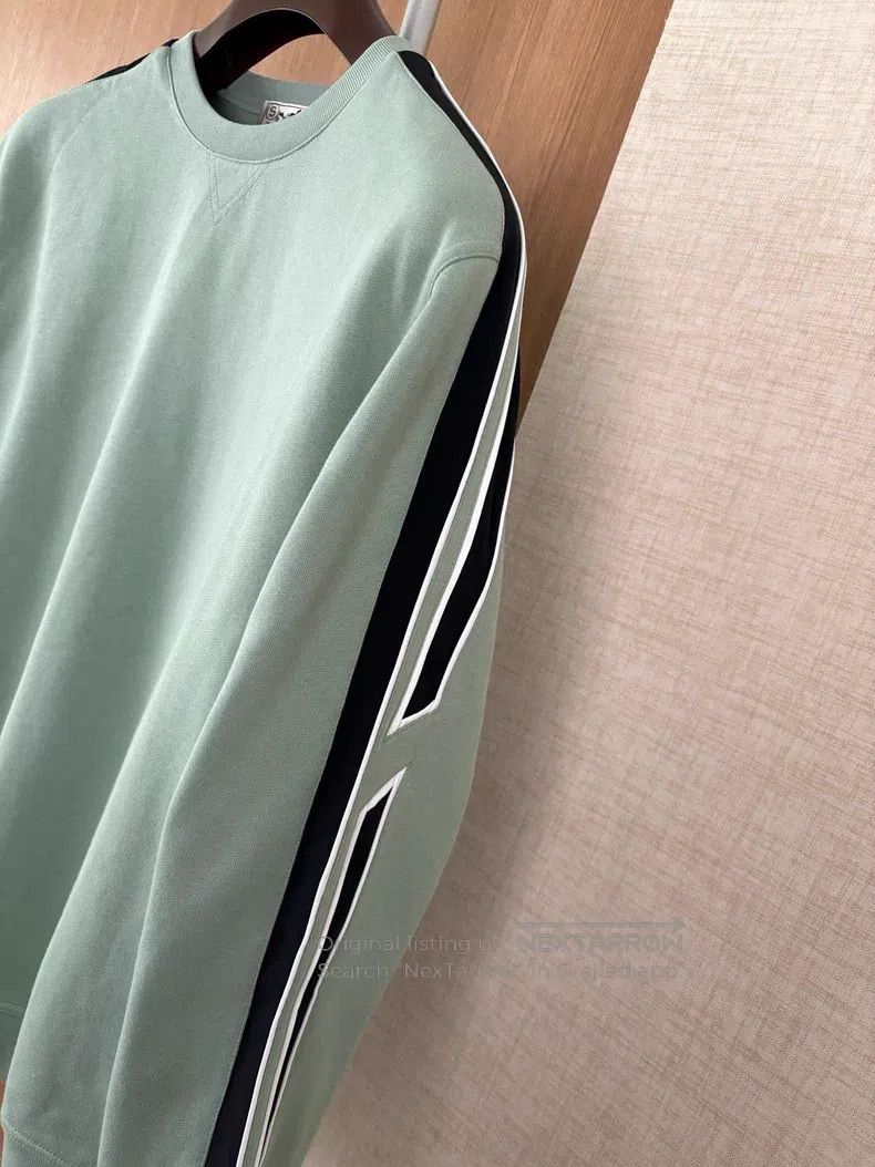 Hermes Hermes Autumn and Winter Men's Sweatshirt with Fleece Lini Size US XL / EU 56 / 4 - 4 Thumbnail