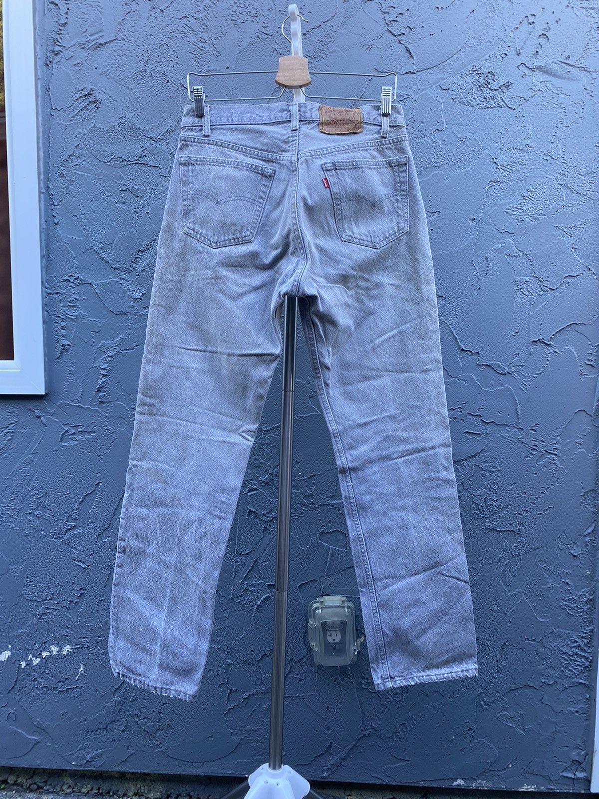 Levi's Vintage 90s Levi's 501xx Jeans - Faded Grey Wash Size US 32 / EU 48 - 7 Thumbnail