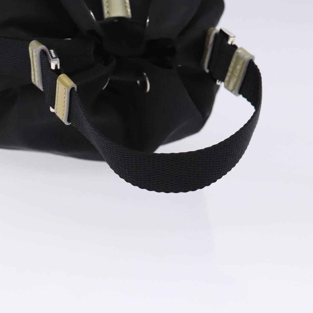 Prada PRADA Hand Bag Nylon Black Silver Size ONE SIZE - 7 Thumbnail