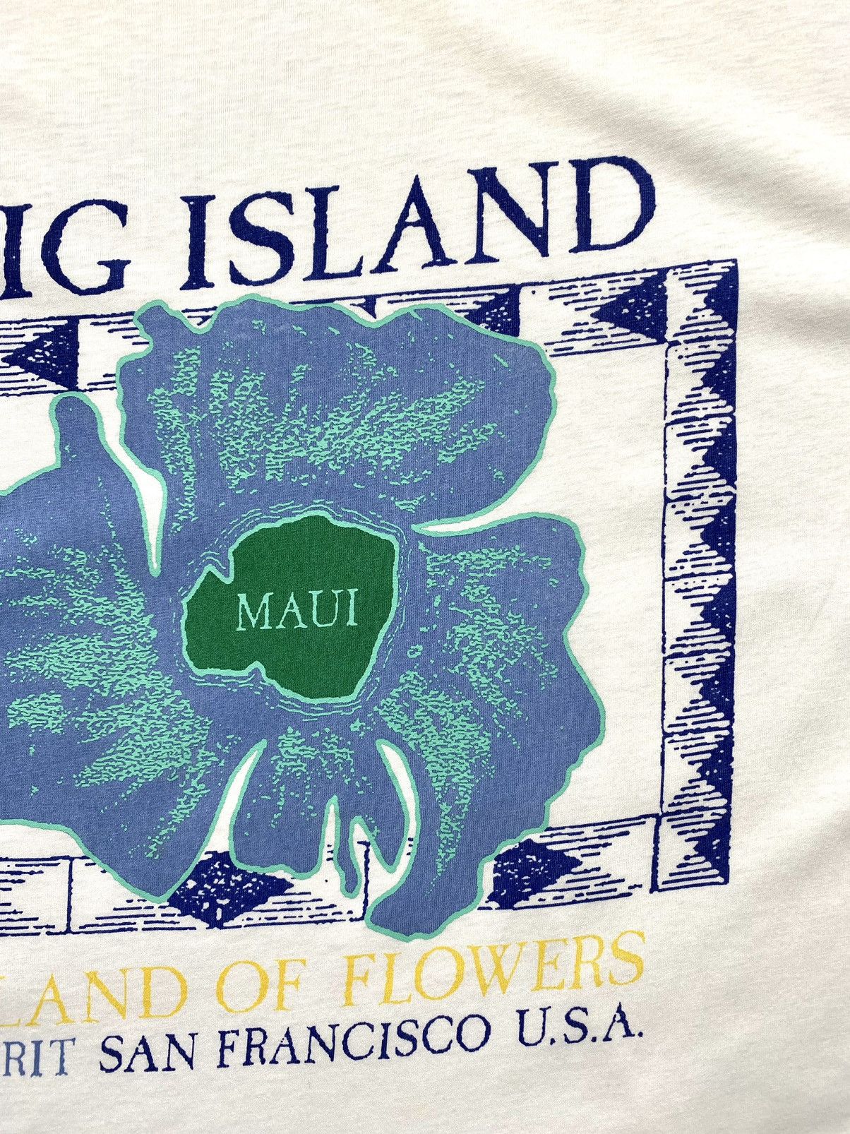 Vintage Vintage 1990’s Maui Hawaii T Shirt Surf Style Quiksilver Size US XL / EU 56 / 4 - 6 Thumbnail