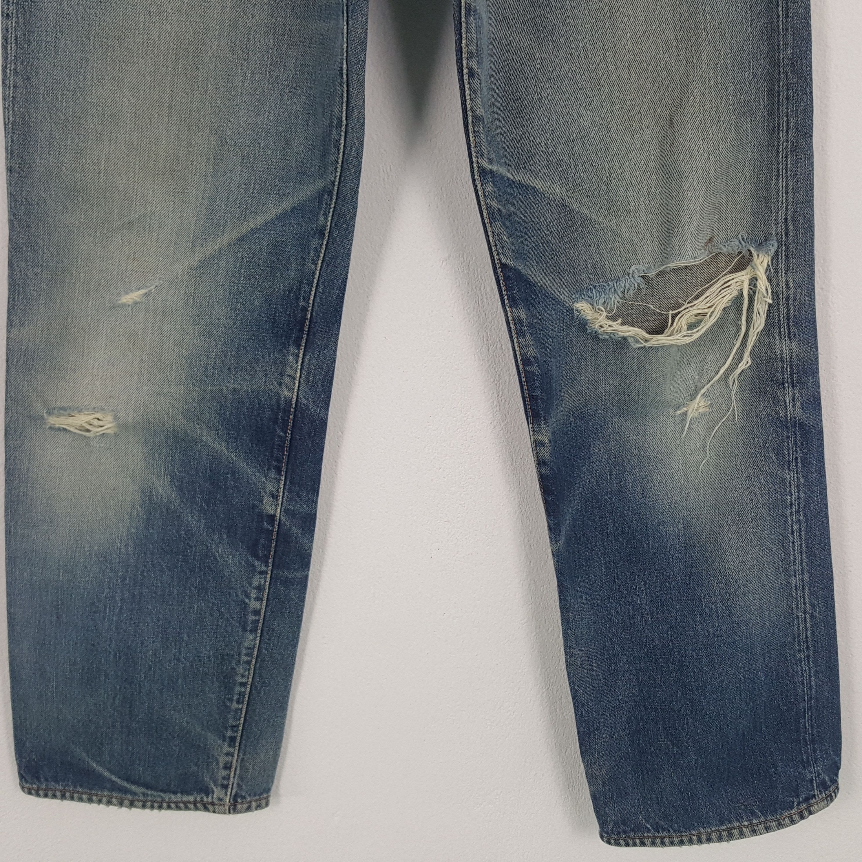 Evisu × Vintage Vintage Evisu Japan Selvedge Custom Daicock Denim Jeans Size US 27 - 6 Thumbnail