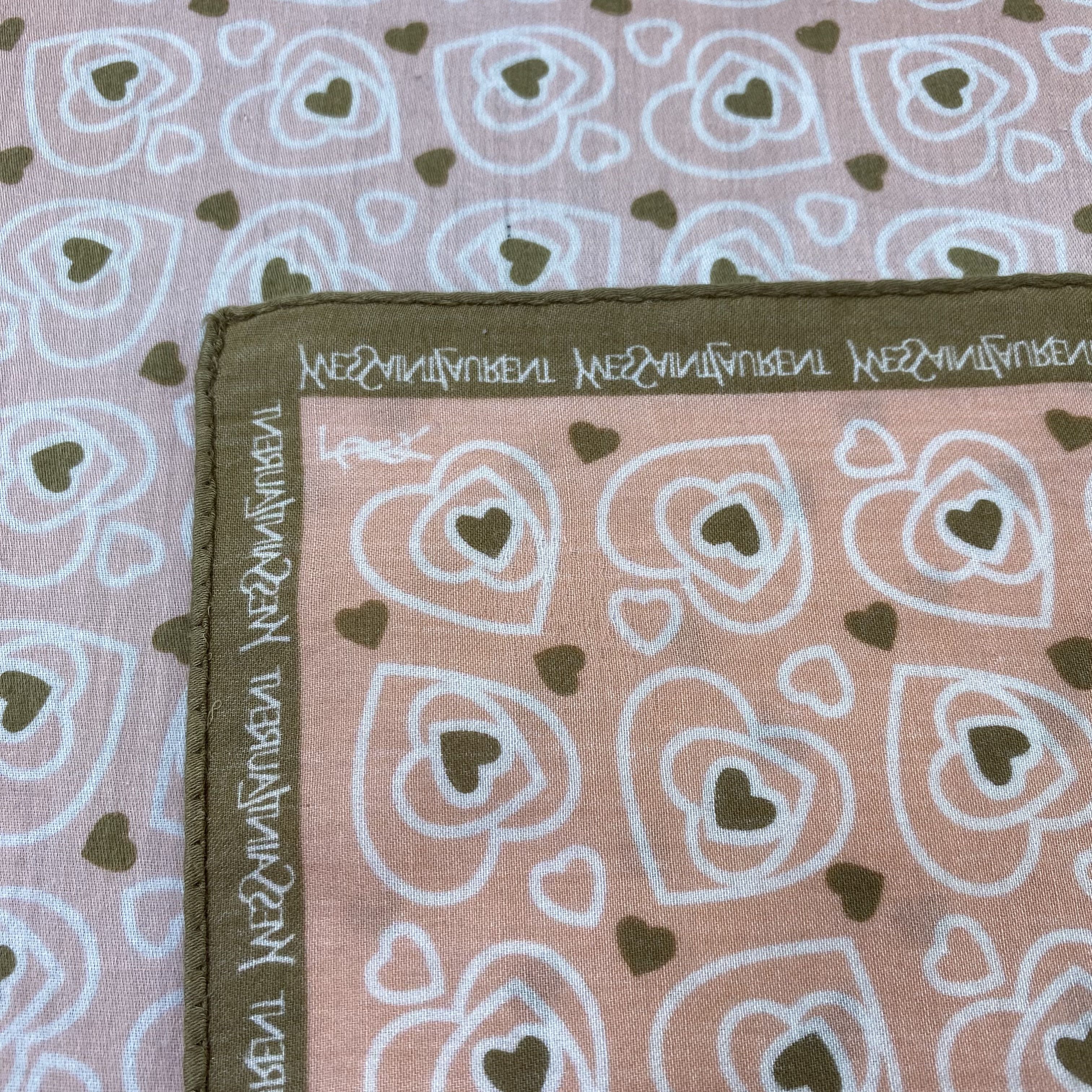 Yves Saint Laurent YSL Handkerchief Neckerchief Bandana-B1902 Size ONE SIZE - 6 Thumbnail
