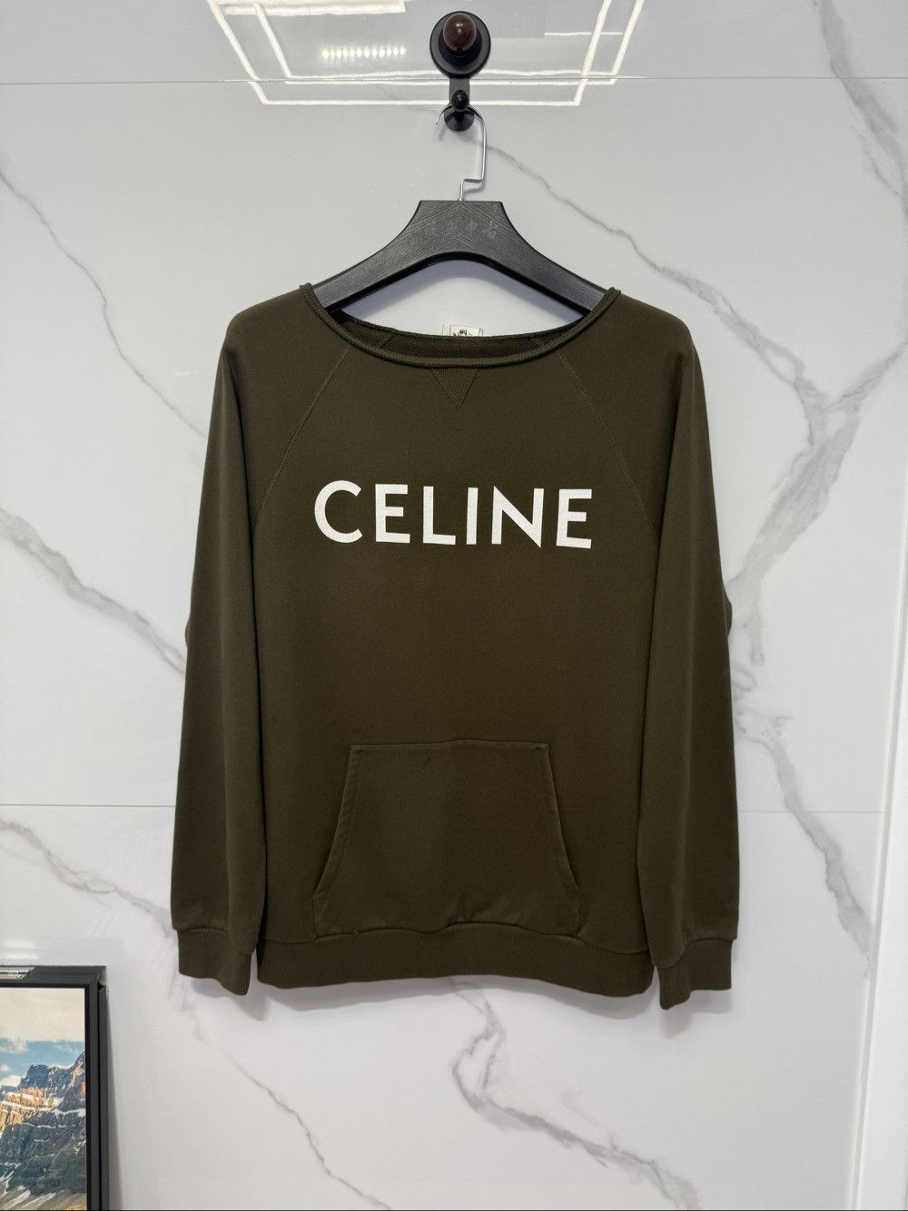 Celine CELINE Logo Sweatshirt Size XS Size XS / US 0-2 / IT 36-38 - 1 Thumbnail