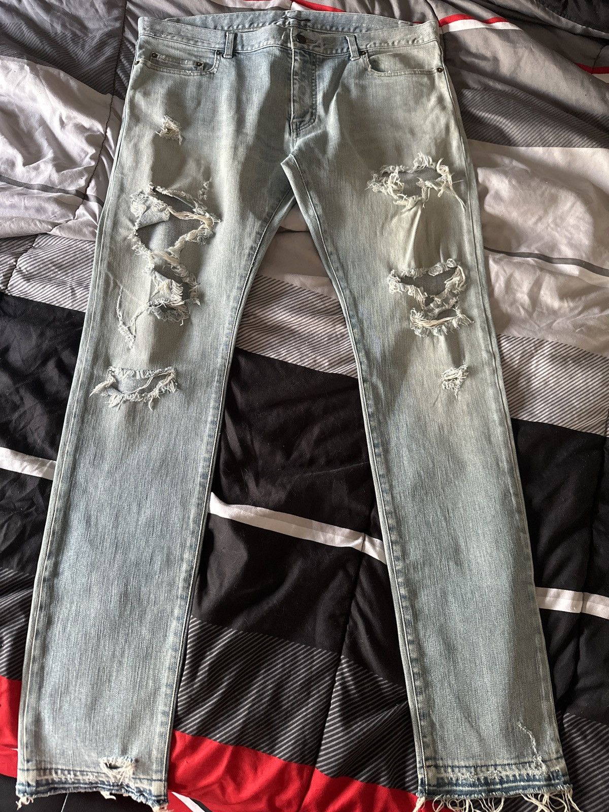 image of YVES Saint Laurent Denim in Blue, Men's (Size 36)