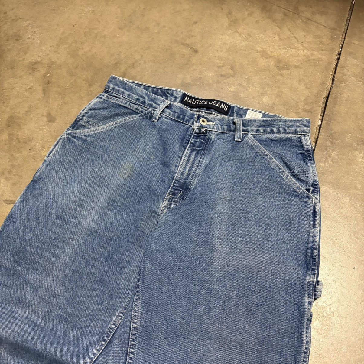 Nautica Vintage Nautica Jeans Wide Leg Baggy Carpenter Skater Y2K Size US 34 / EU 50 - 11 Thumbnail