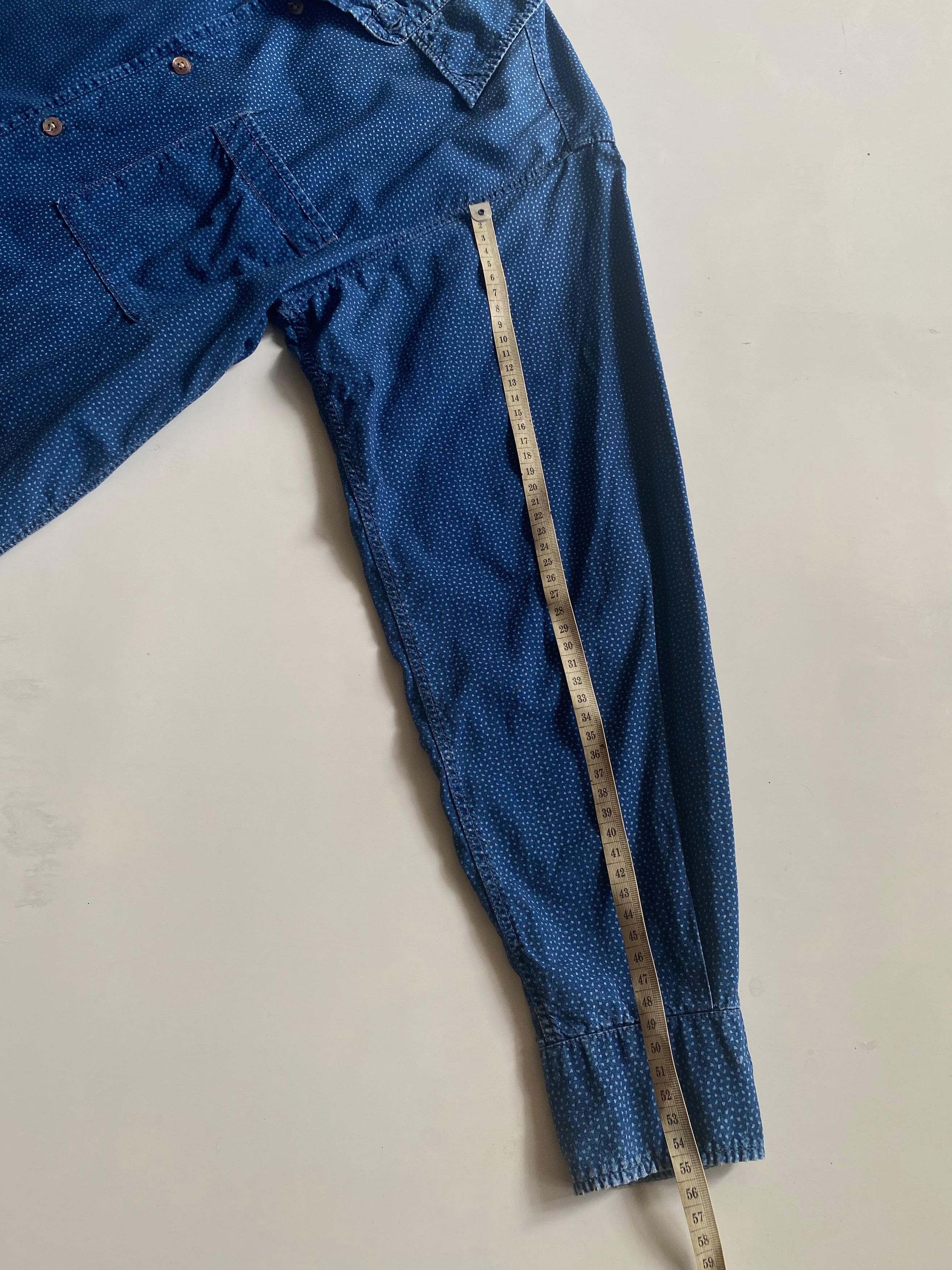 45rpm 45rpm blue indigo vintage shirt Size US M / EU 48-50 / 2 - 5 Thumbnail