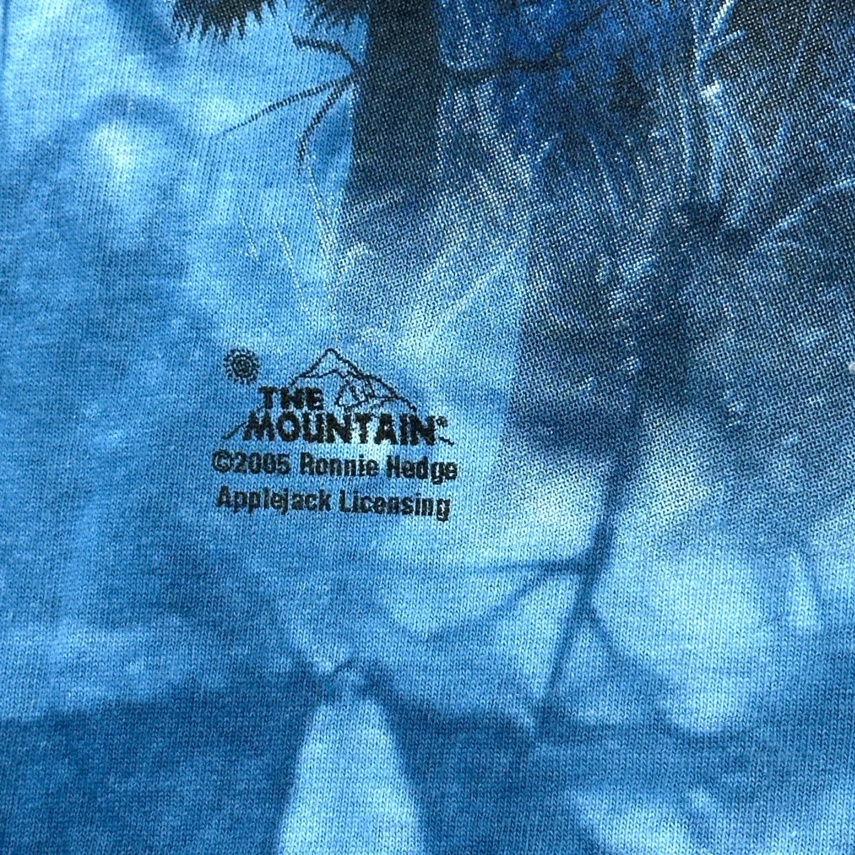 The Mountain VINTAGE The Mountain Shirt Mens M Tie Dye Deer Buck Wildlife Deadstock Y2K Shirt Mens Blue 90s Animals Nature USA Size US M / EU 48-50 / 2 - 2 Thumbnail