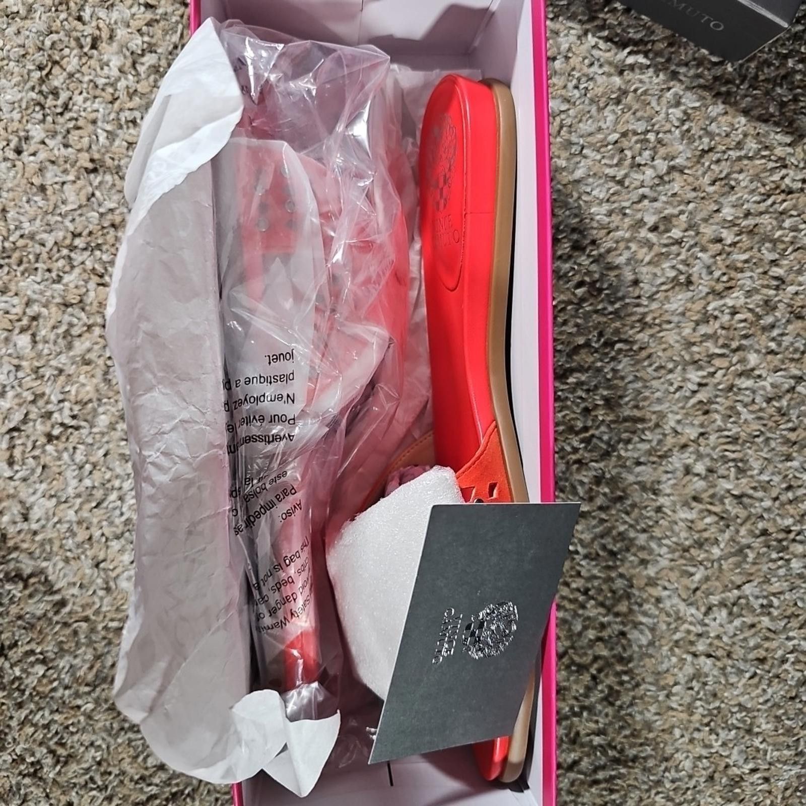 Vince Camuto vince camuto vc-endana blood orange sandals 8.5M NIB Size US 8.5 / IT 38.5 - 6 Thumbnail