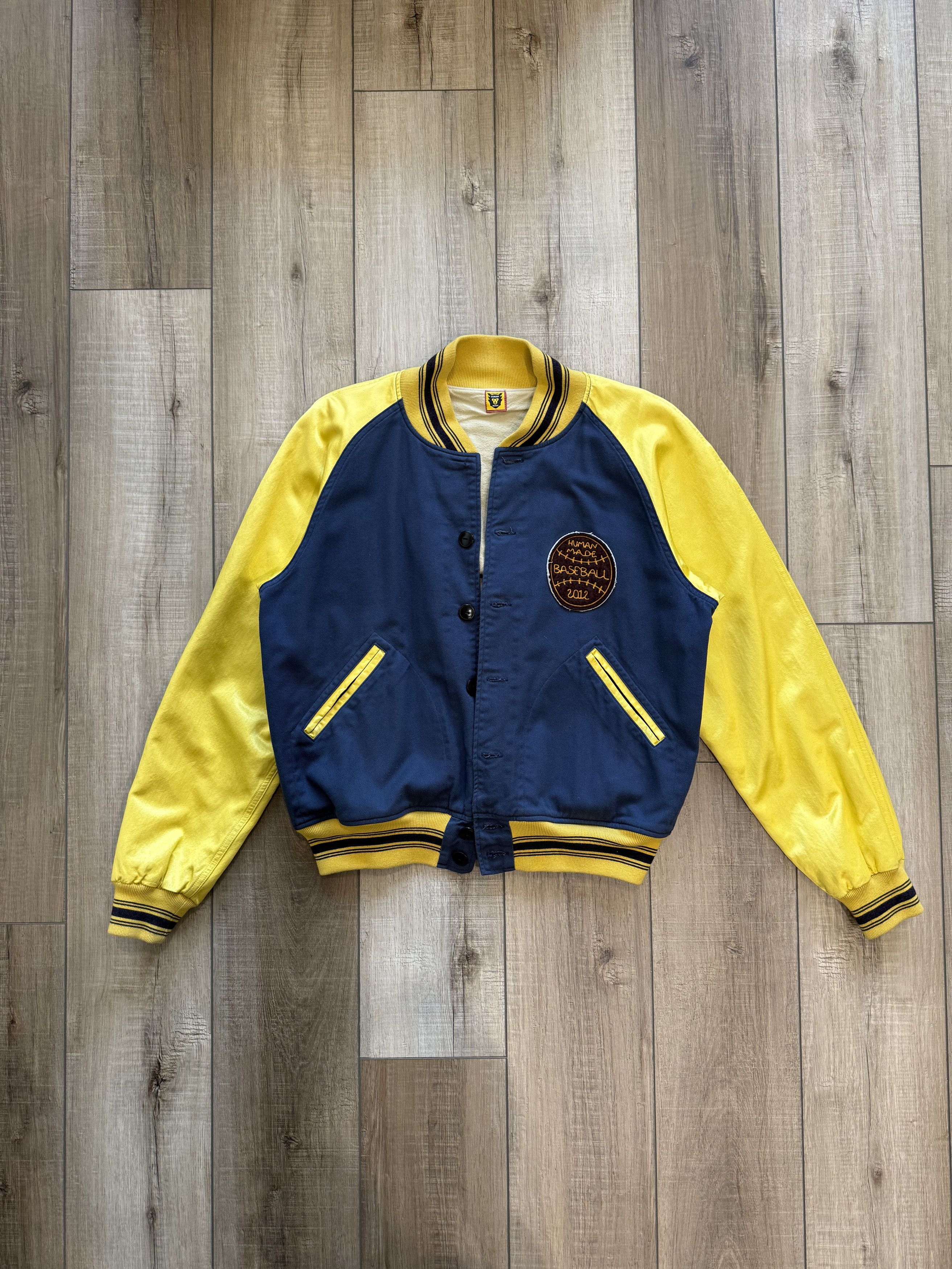 HUMAN MADE NRG NIGO VRSTY JKT L HUMAN MADE NRG NIGO VRSTY JKT Mサイズ