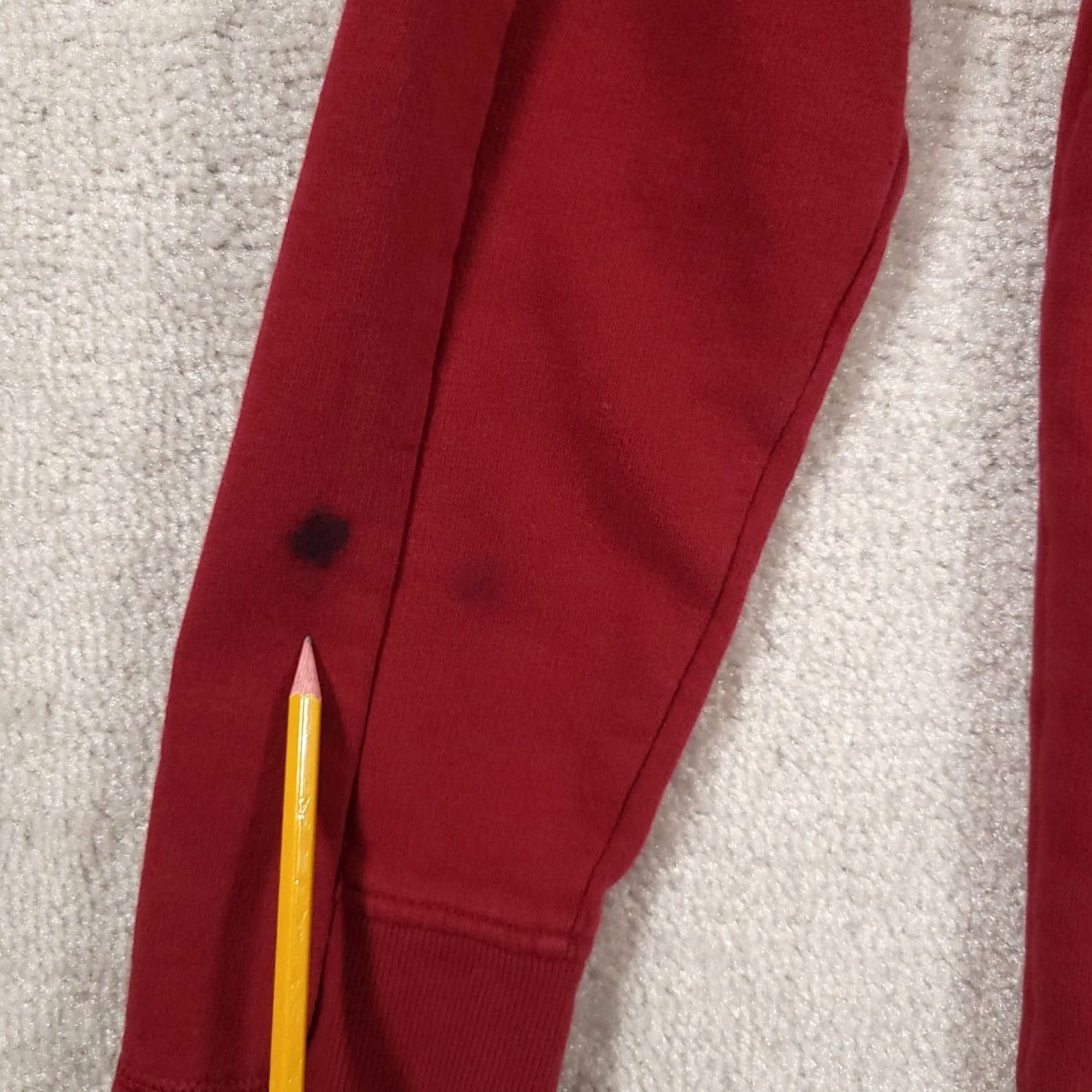 Adidas Adidas Hoodie Athletic Fleece Women's M Colorblock Maroon Kangaroo Pocket Size M / US 6-8 / IT 42-44 - 7 Thumbnail