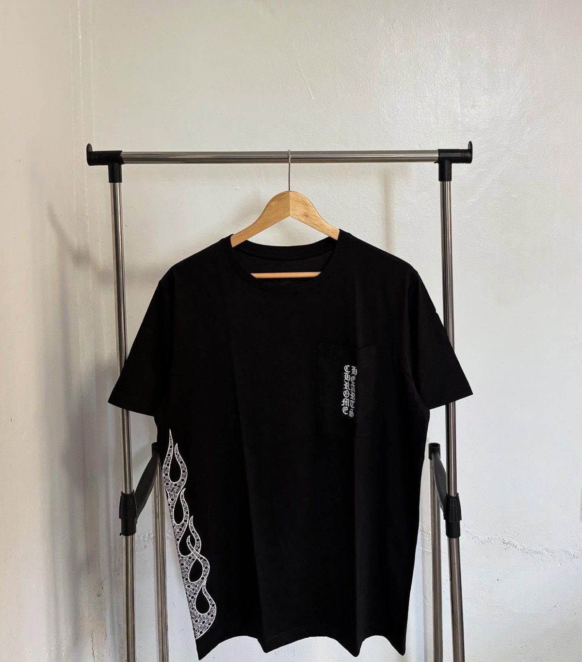 Chrome Hearts Chrome Hearts - Side Flame Tee | Grailed