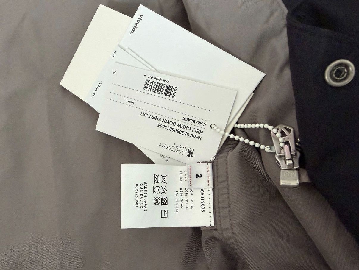 Visvim VISVIM 23AW HELI CREW DOWN SHIRT JKT C/D Size US M / EU 48-50 / 2 - 4 Thumbnail