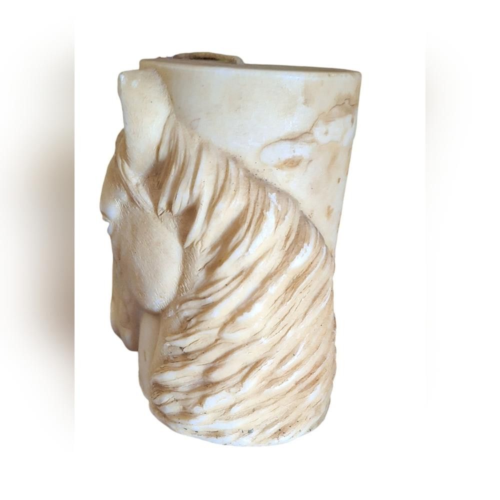 Designer Beautiful "Animal Spirits" Decorative 3D Horse Pillar Candle Size ONE SIZE - 6 Thumbnail