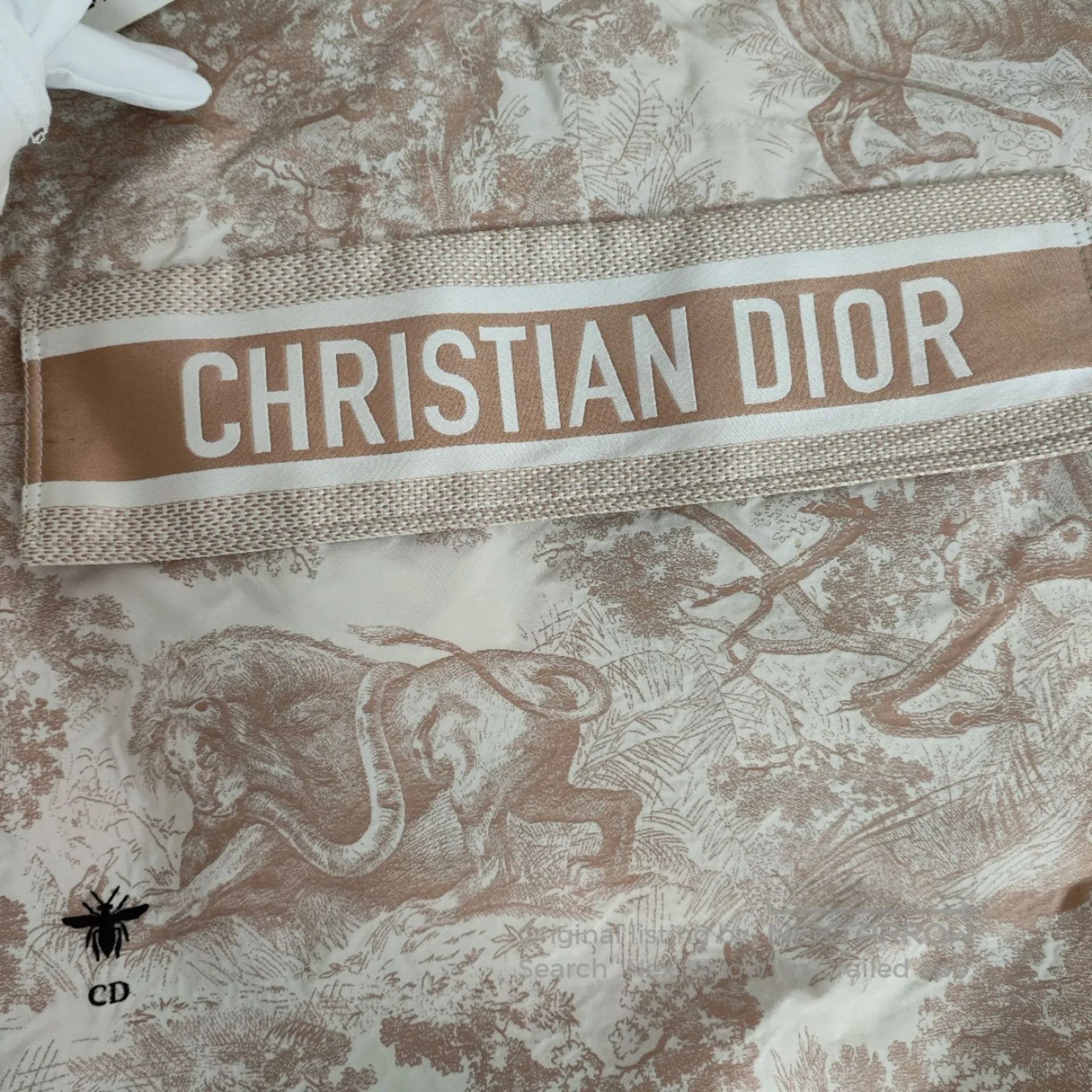 Dior Dior Orange Pink Full Print Hooded Drawstring Semi-Zip Lon Size US XS / EU 42 / 0 - 5 Thumbnail