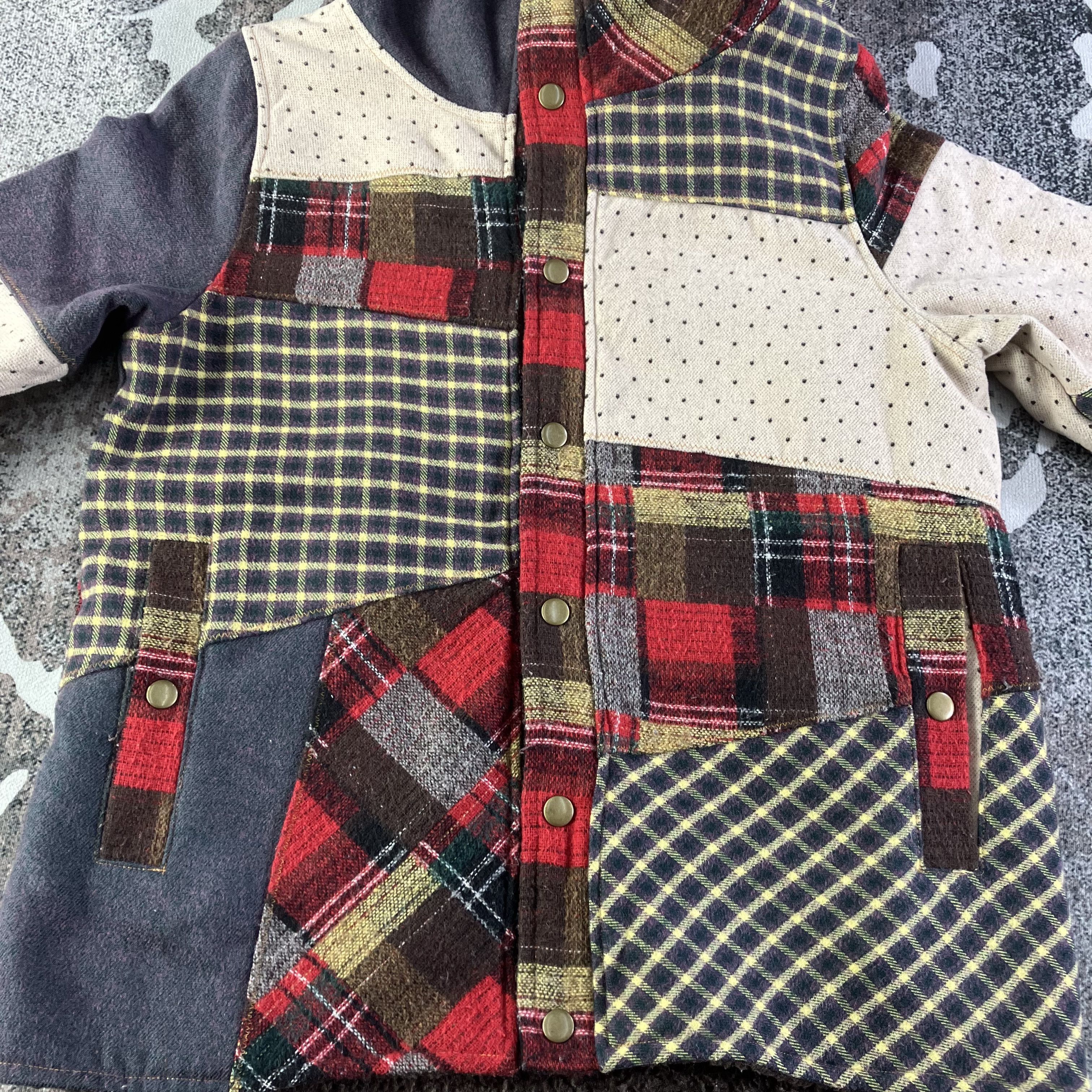 Japanese Brand Japanese Brand Cube Sugar Patchwork Jacket Size US S / EU 44-46 / 1 - 5 Thumbnail