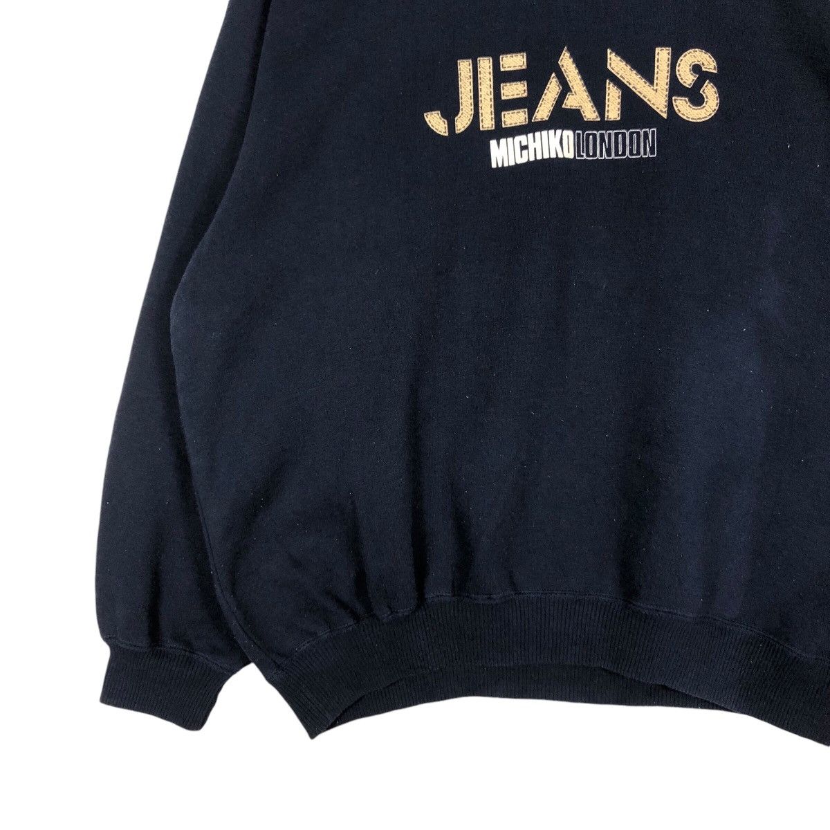 Japanese Brand × Michiko Koshino London Michiko London Koshino Sweatshirt Rare Streetwear XL Size US XL / EU 56 / 4 - 3 Thumbnail