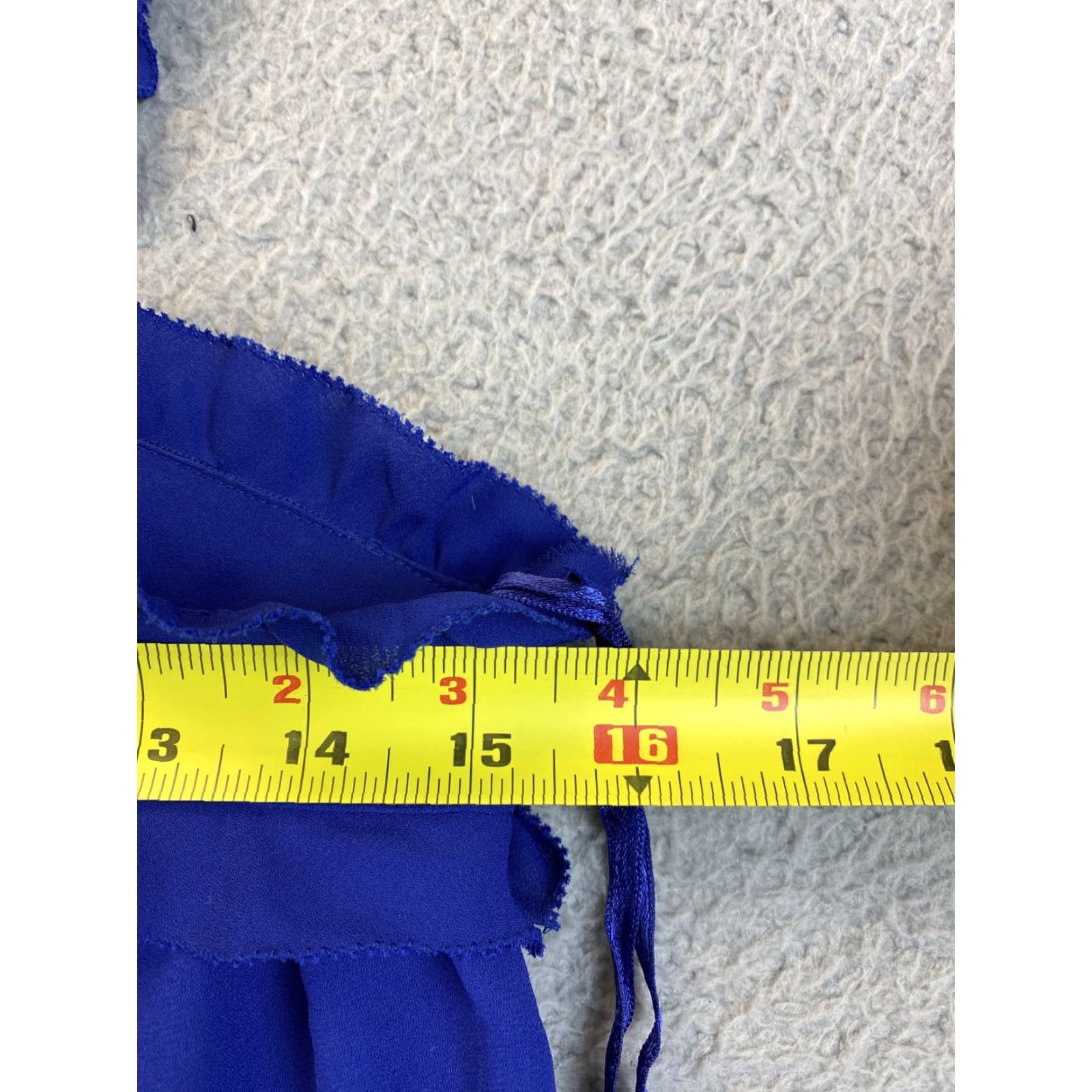 J.Crew J.CREW Shirt Tank Adult 4P Ladies Blue Cotton Ruffled Sleeveless Round Neck Casual 4P Women Size S / US 4 / IT 40 - 4 Thumbnail