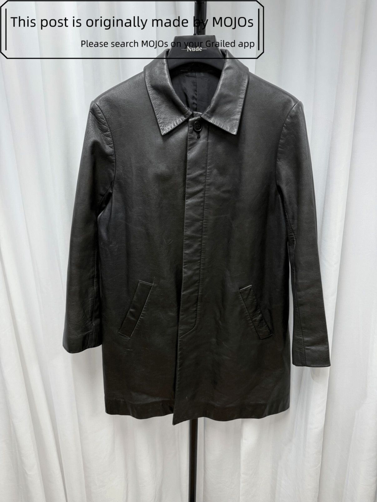 Yohji Yamamoto Y's For Men Red Label Leather Jacket | Grailed