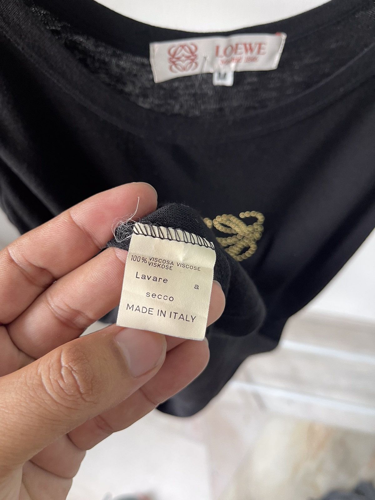 Loewe 80s Loewe Viscosa Center Logo Tank Top Size US S / EU 44-46 / 1 - 10 Thumbnail