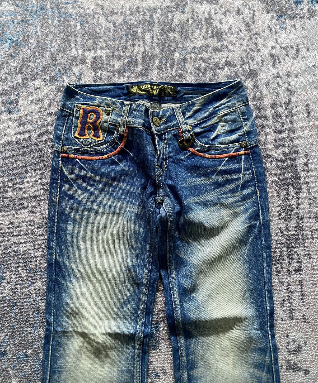 Hysteric Glamour × If Six Was Nine × Japanese Brand Japanes Red Pepper Flared Denim Size US 29 - 3 Thumbnail