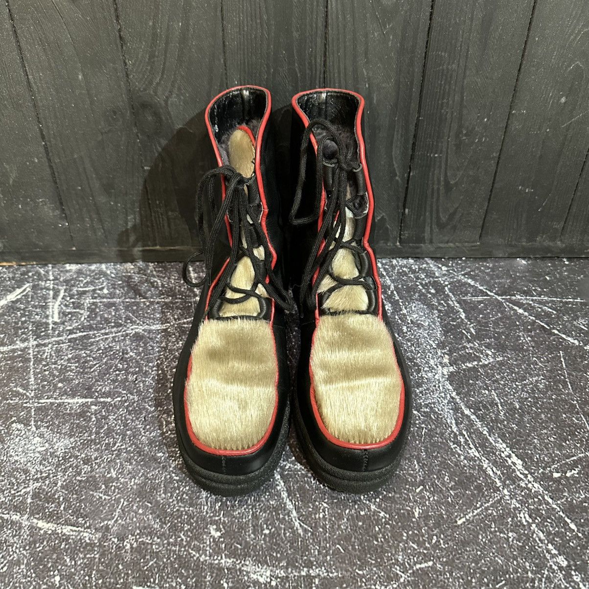 Japanese Brand Kandahar Vintage Swiss Handmade Women’s Fur Boots 22.5 cm Size US 5.5 / IT 35.5 - 4 Thumbnail