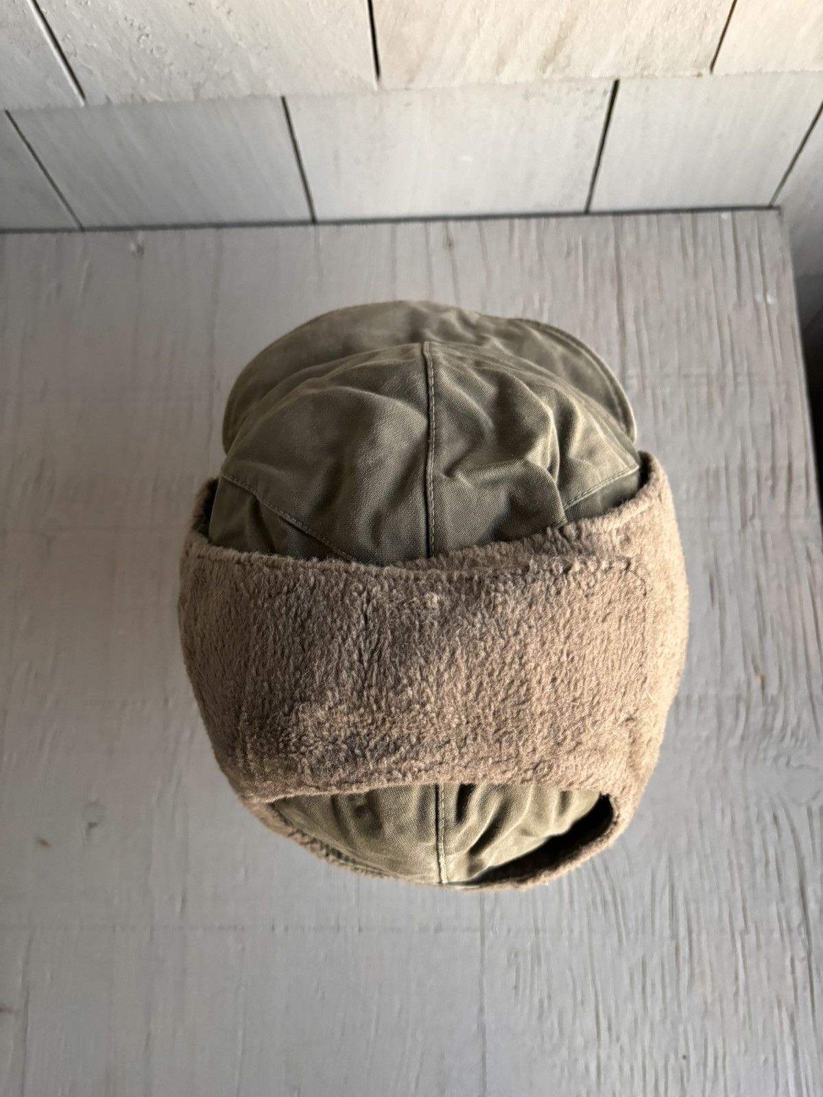 Vintage 80s Vintage German Army Hat Ushanka Trapper Pilot Flap Polar Size ONE SIZE - 9 Thumbnail