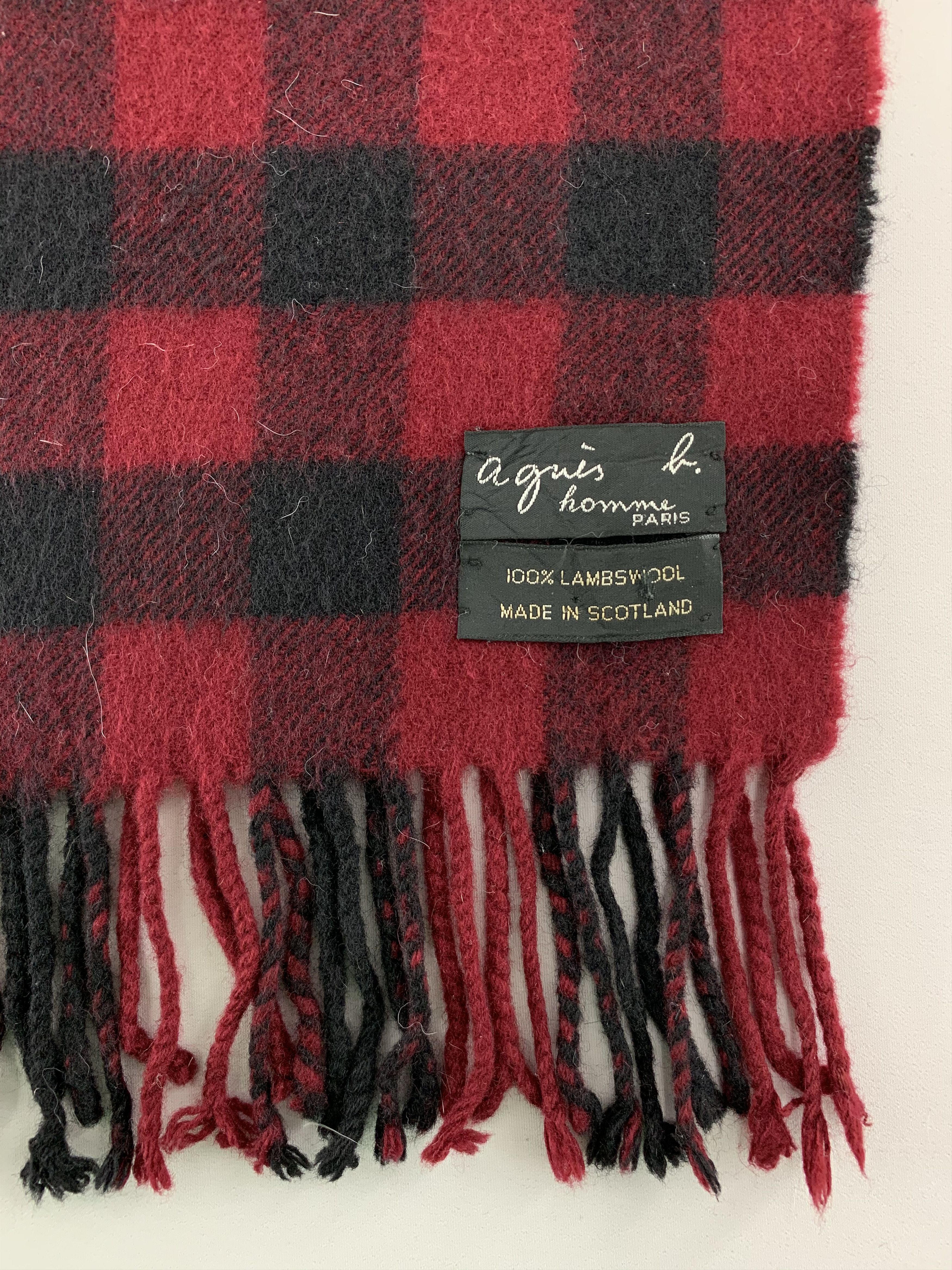 agnes b. Agnes B Scarf Wool Muffler Neck Wrap BL4302 Size ONE SIZE - 4 Thumbnail