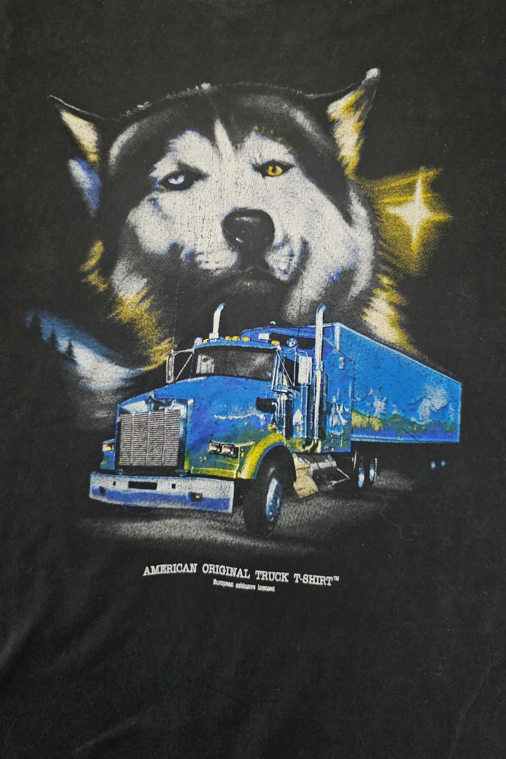 Hanes × Vintage Vintage Hanes USA Husky × Kenworth Truckers Tee Size US XL / EU 56 / 4 - 3 Thumbnail