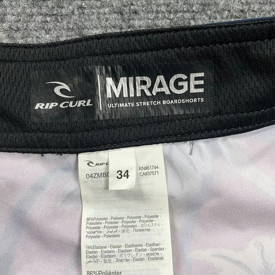 Rip Curl Rip Curl Board Shorts Adults 34 Mirage Red Floral Drawstring Size US 34 / EU 50 - 7 Thumbnail