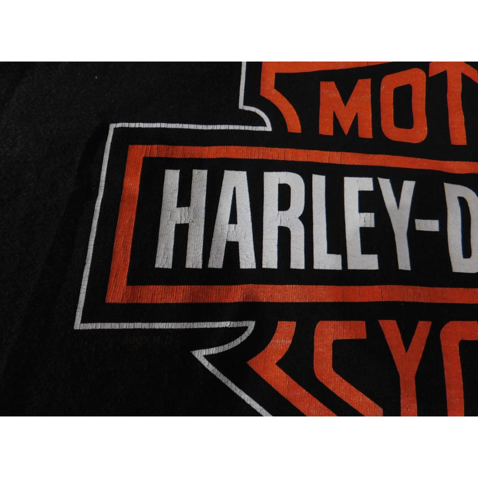 Harley Davidson Harley-Davidson Mens Shirt T-Shirt 3XL Black Crew Neck Short Sleeve Cotton Logo Vintage? Size US XXL / EU 58 / 5 - 5 Thumbnail