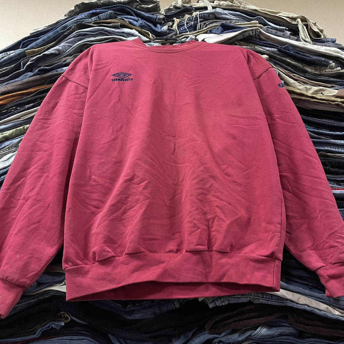 Vintage Vintage Umbro Logo Crewneck Y2K Streetwear Swag Red Boxy L Size US L / EU 52-54 / 3 - 4 Thumbnail