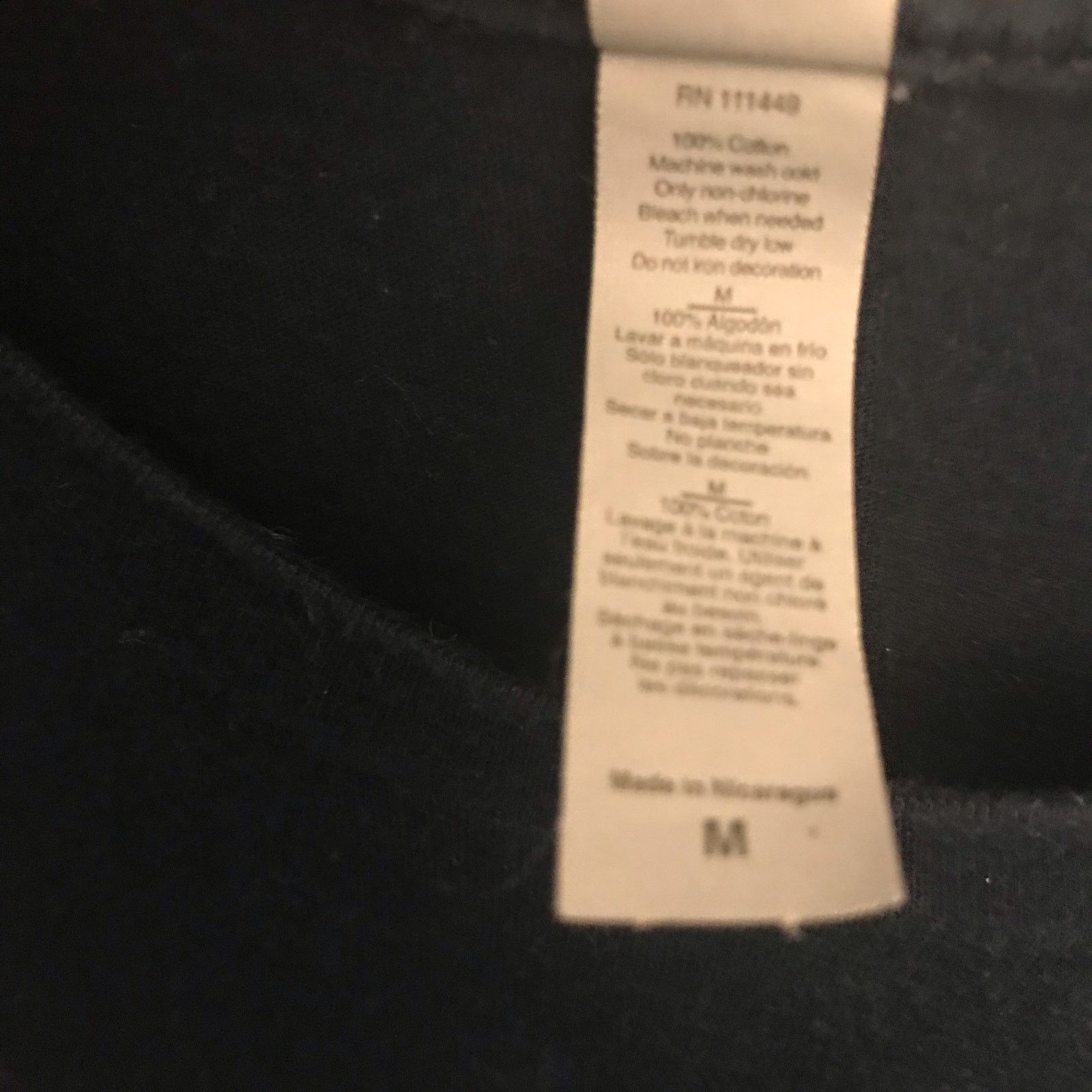 Next Level Apparel NEXT LEVEL APPAREL T-Shirt Men's M BLACK Short Sleeve logo Size US M / EU 48-50 / 2 - 5 Thumbnail