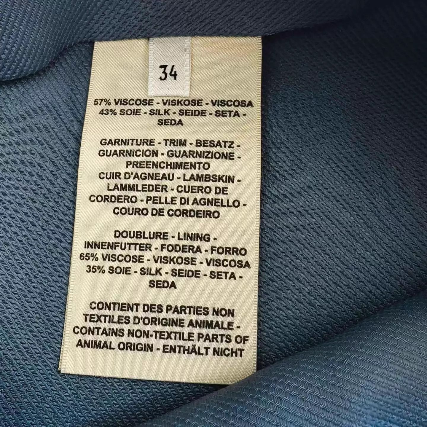 Hermes Hermes Blue Leather Buckle Skirt Size 34 99 New Size 25" / US 0 / IT 36 - 4 Thumbnail