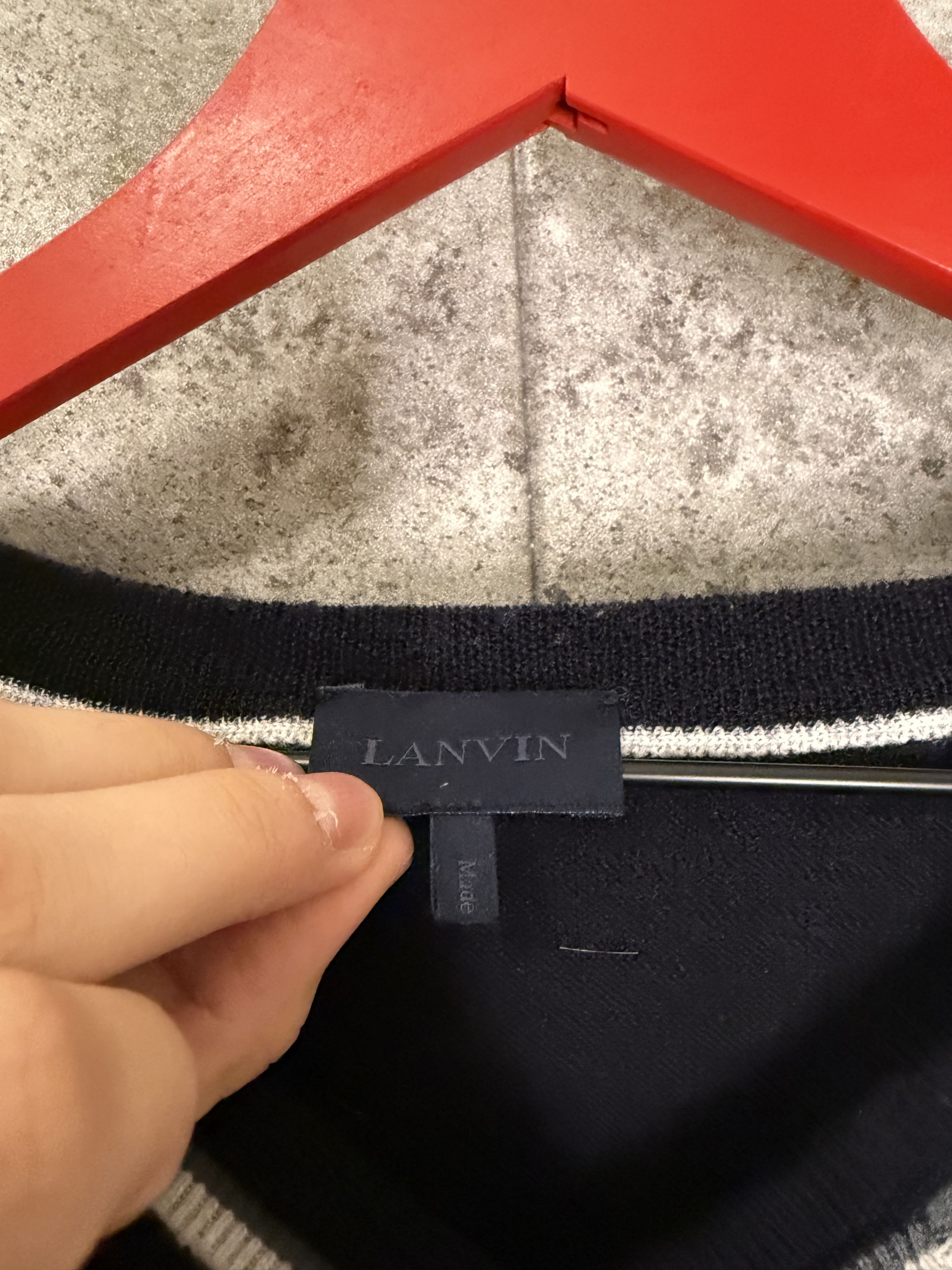 Lanvin Lanvin distressed wool sweater Size US XL / EU 56 / 4 - 5 Thumbnail