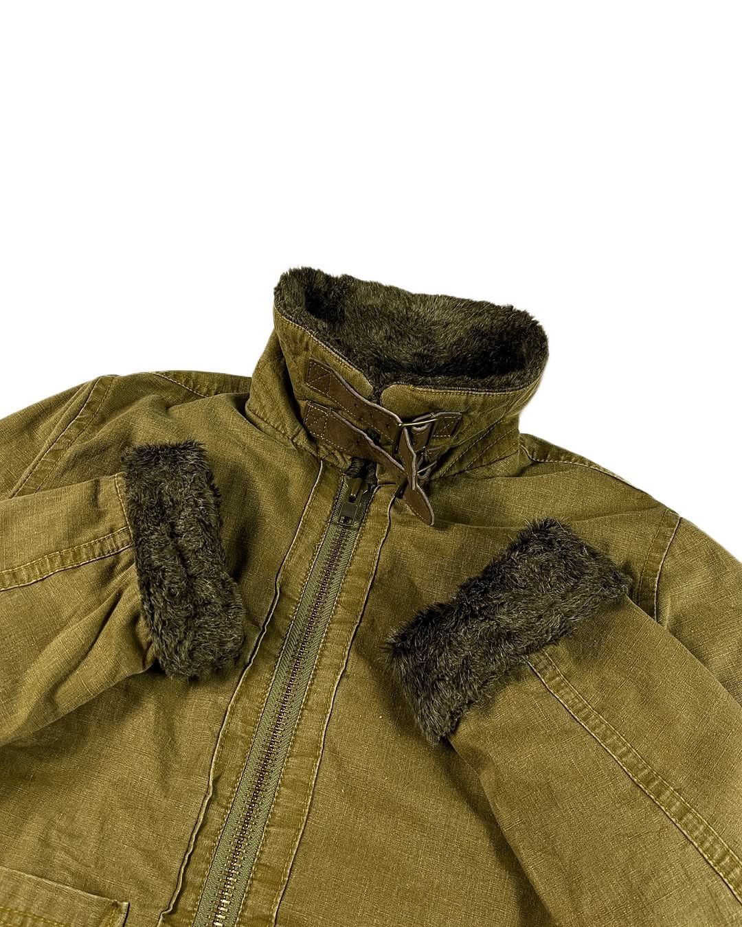 Japanese Brand Vintage Johnbull Kojima B-3 Fleece Jacket Size US L / EU 52-54 / 3 - 3 Thumbnail