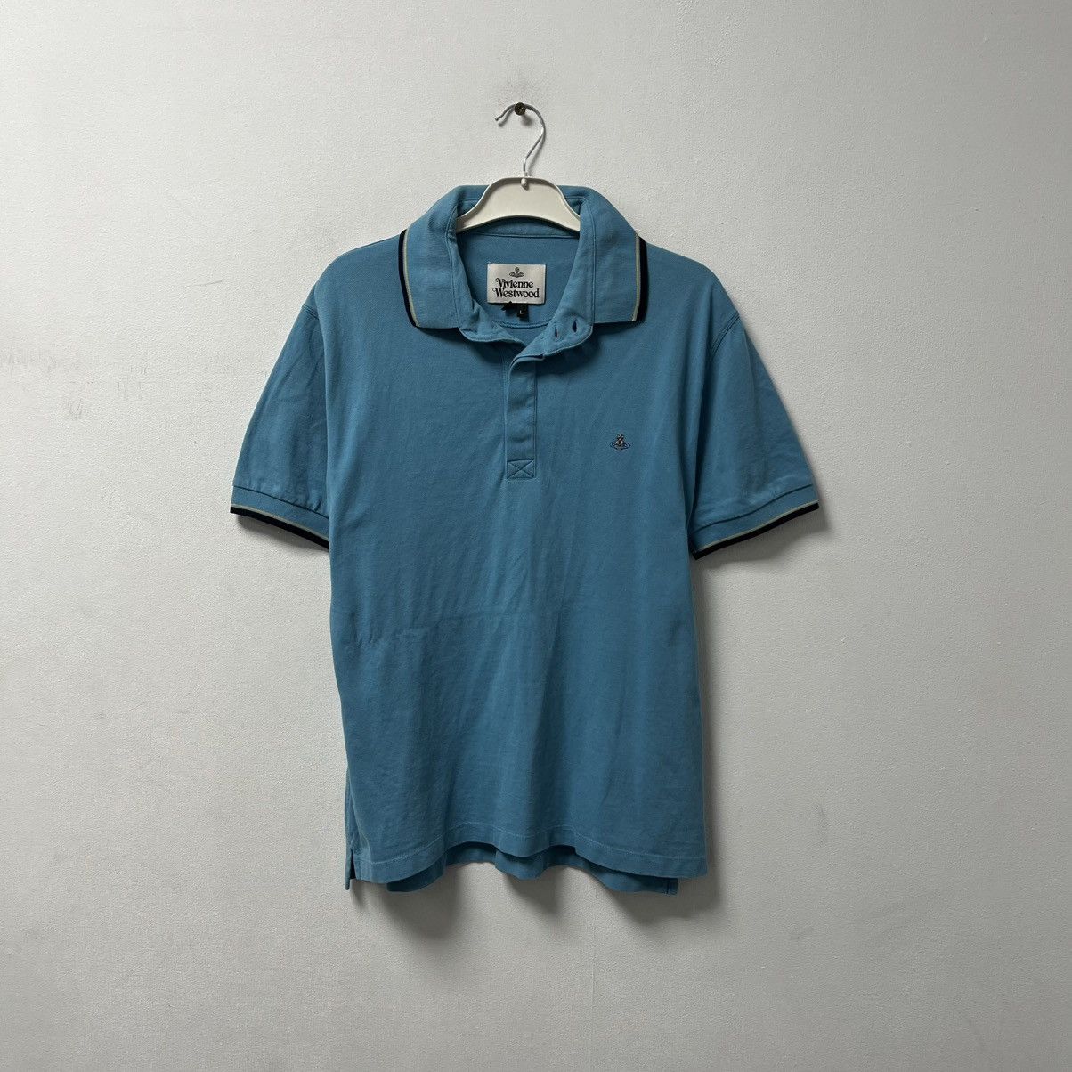 Vivienne Westwood Vivienne Westwood Polo T-Shirt Rare Retro Hype Y2K Size US L / EU 52-54 / 3 - 1 Thumbnail