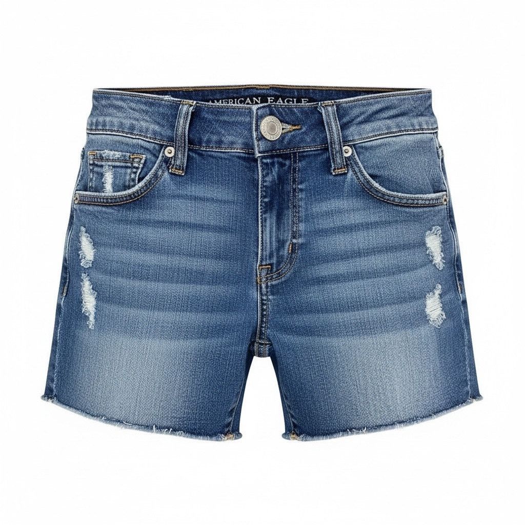 American Eagle Outfitters American Eagle Outfitters Women’s Denim Shorts Size 0 Size 25" / US 0 / IT 36 - 1 Thumbnail