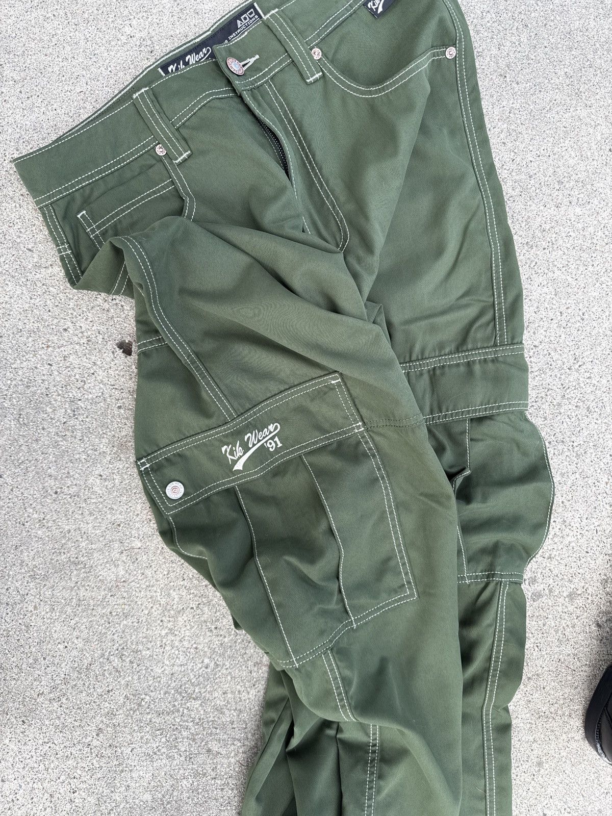 Other kikwear microsuede cargo pants Size US 32 / EU 48 - 3 Thumbnail