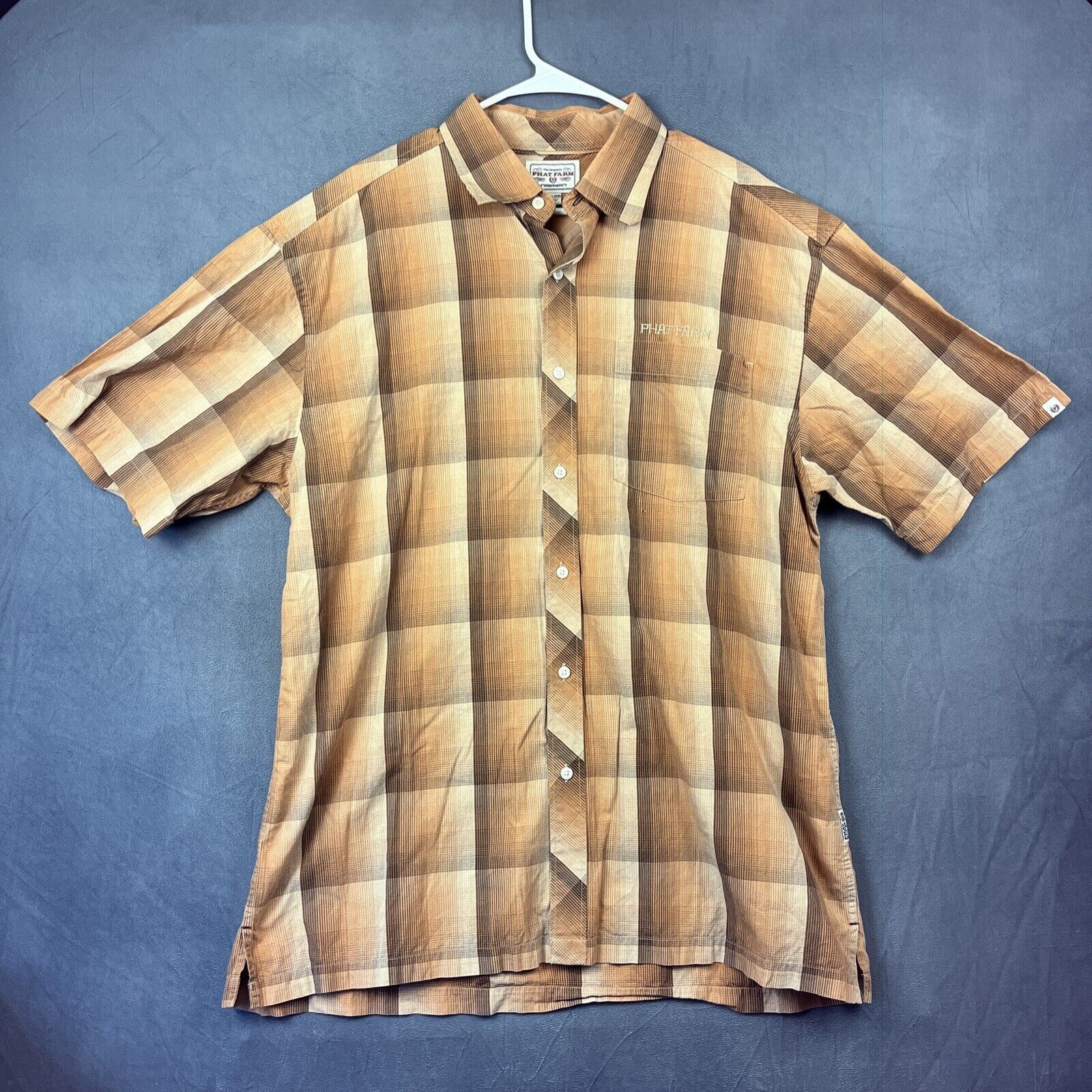 Phat Farm Vintage Phat Farm Plaid Shirt Men's Size 2XL Button Front Size US XXL / EU 58 / 5 - 14 Thumbnail