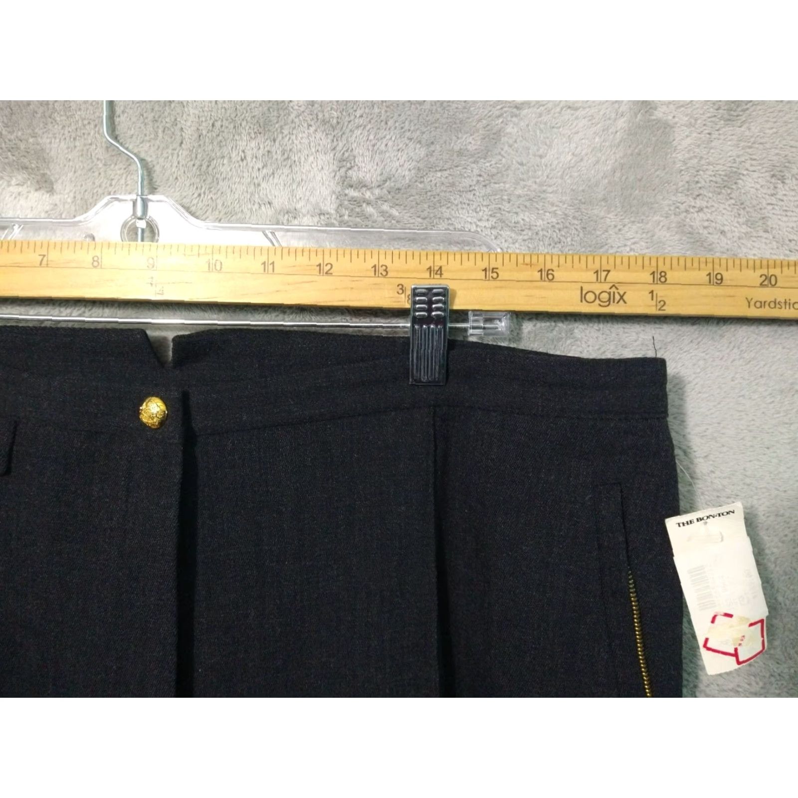Ralph Lauren Ralph Lauren Pants Womens 16 Gray Wool Dress Pleated Trousers Straight Career Size 38" / US 16 / IT 52 - 3 Thumbnail