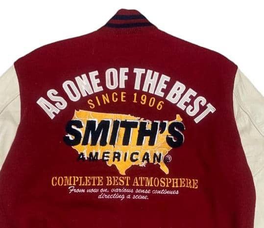 Smith's American Vintage 80s Smith’s American Wool Varsity Jacket Size US M / EU 48-50 / 2 - 2 Thumbnail