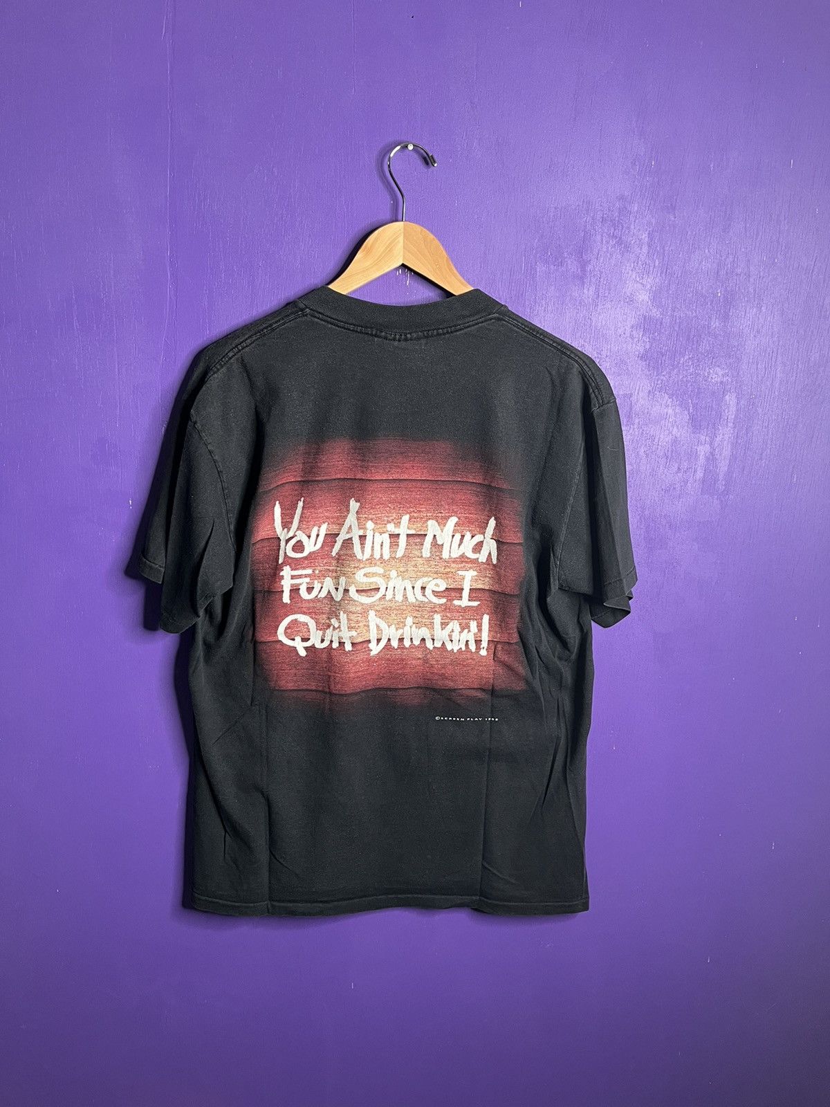 Band Tees × Vintage Vintage 1995 Toby Keith quit drinkin tour tee Size US L / EU 52-54 / 3 - 2 Thumbnail