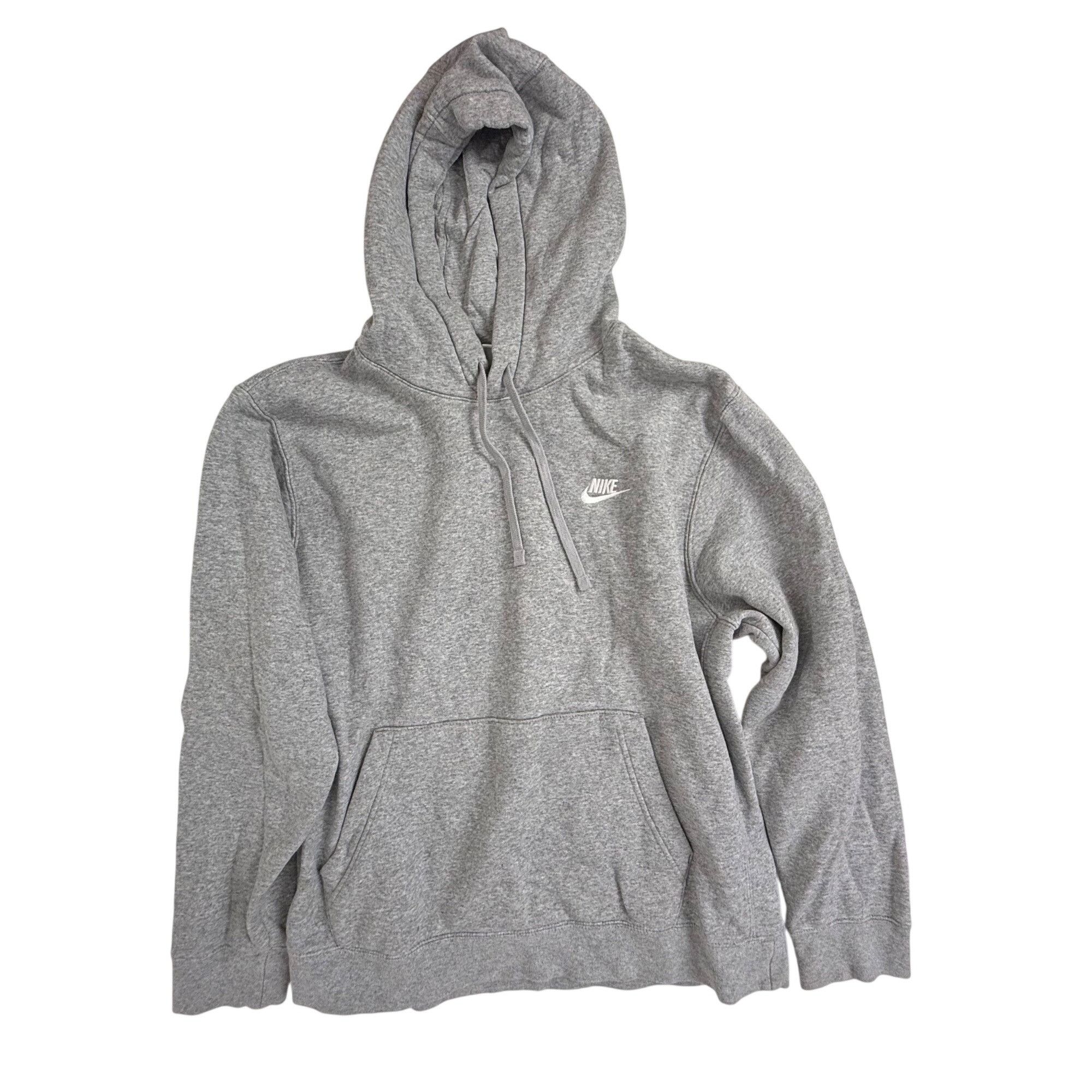 Nike Nike Pullover Fleece Hoodie Heather Gray Women's Size L Size L / US 10 / IT 46 - 1 Thumbnail