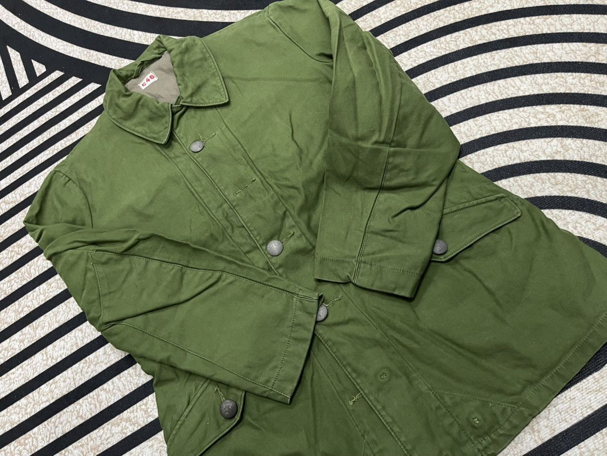 Vintage 70s SWEDISH MILITARY C46 SHIRT BUTTON UP Size US M / EU 48-50 / 2 - 8 Thumbnail