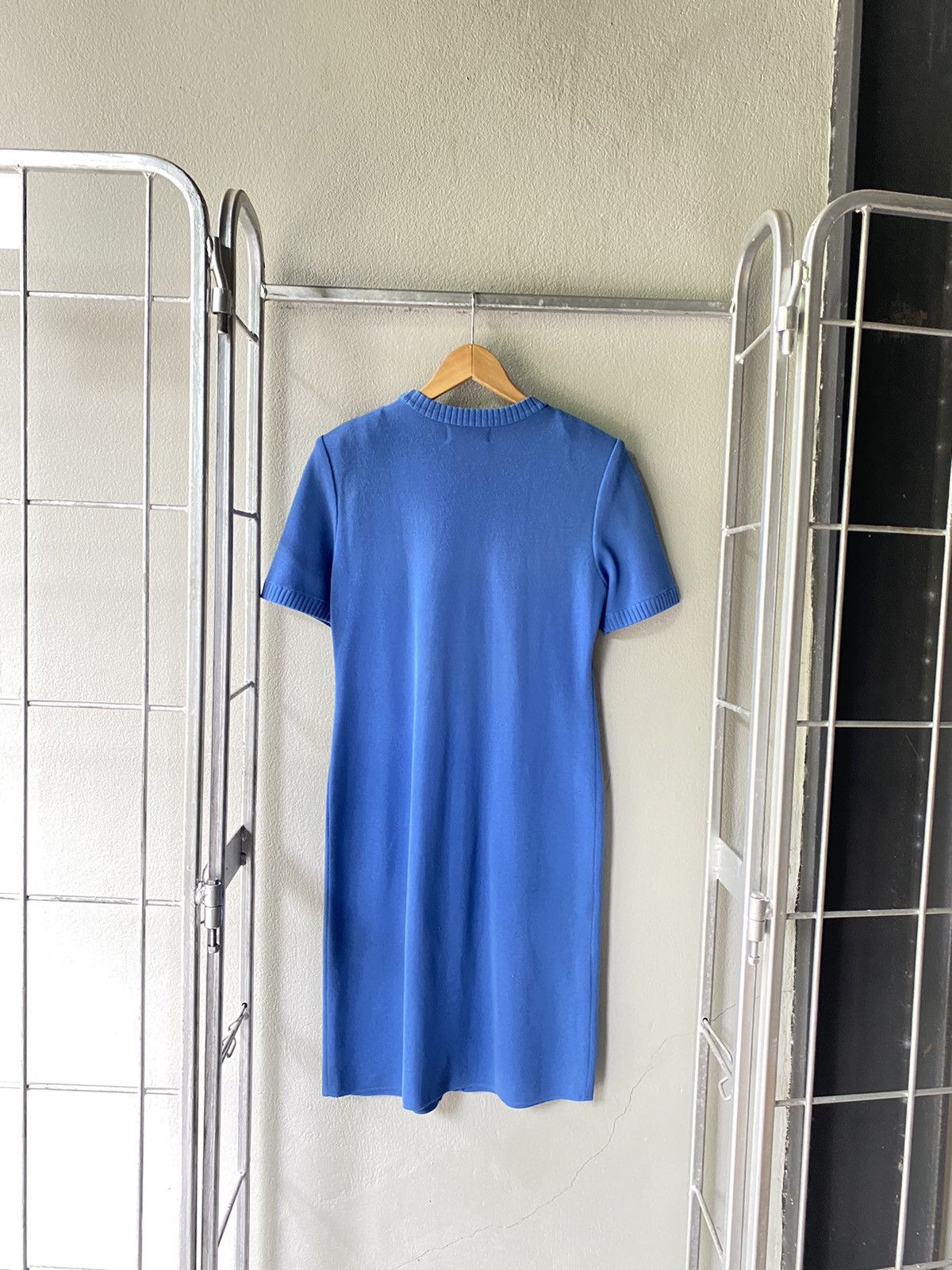 Yves Saint Laurent Yves Saint Laurent vintage knitted blue dress Size ONE SIZE - 13 Thumbnail