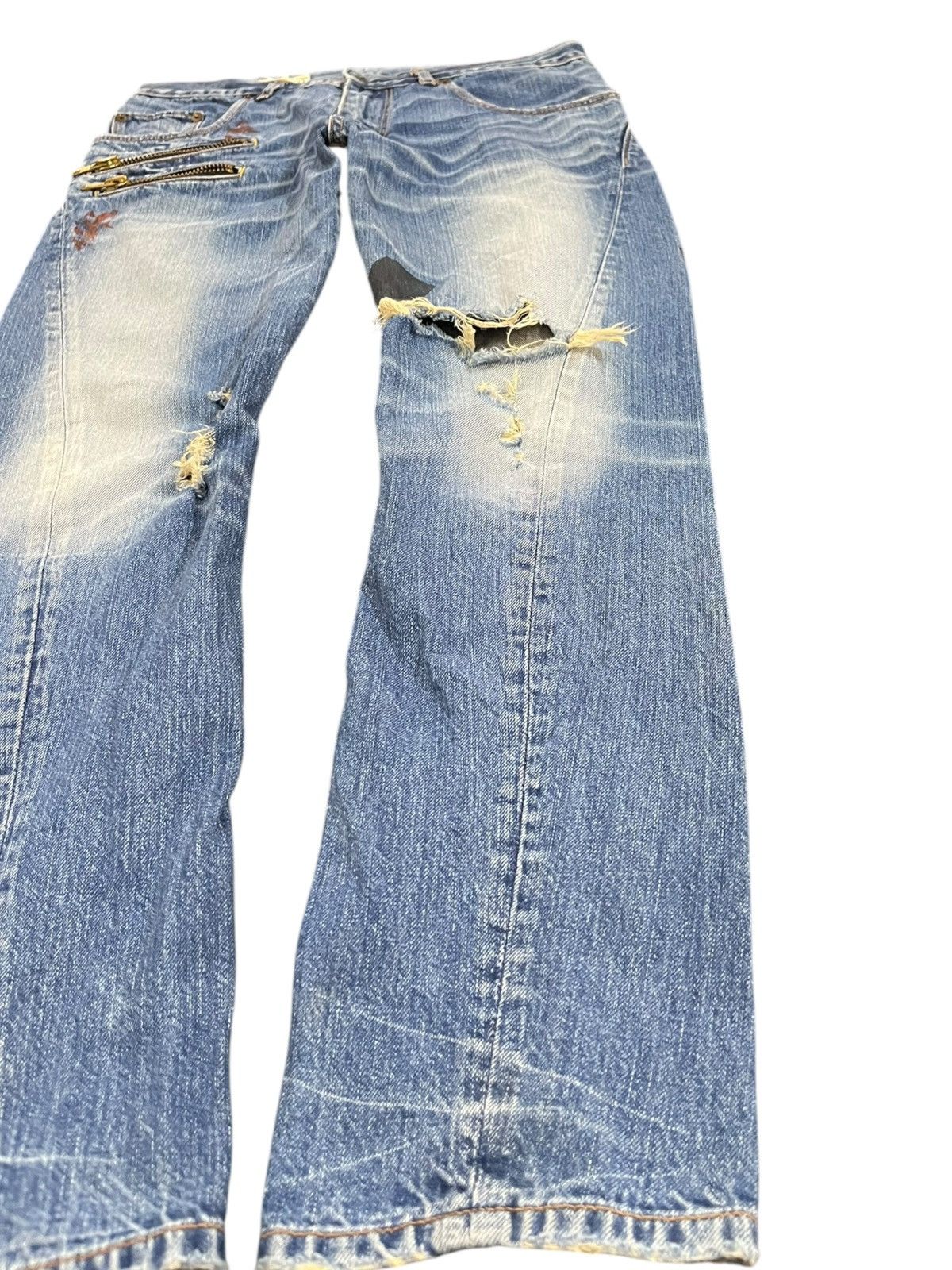 Japanese Brand × Seditionaries Vintage Rna Avant Garde Punk Distressed Denim Size US 31 - 5 Thumbnail