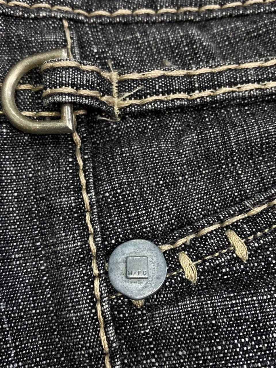 Marithe + Francois Girbaud Vintage Marithe + Francois Girbaud Buttons Denim Pants Size US 27 - 14 Thumbnail