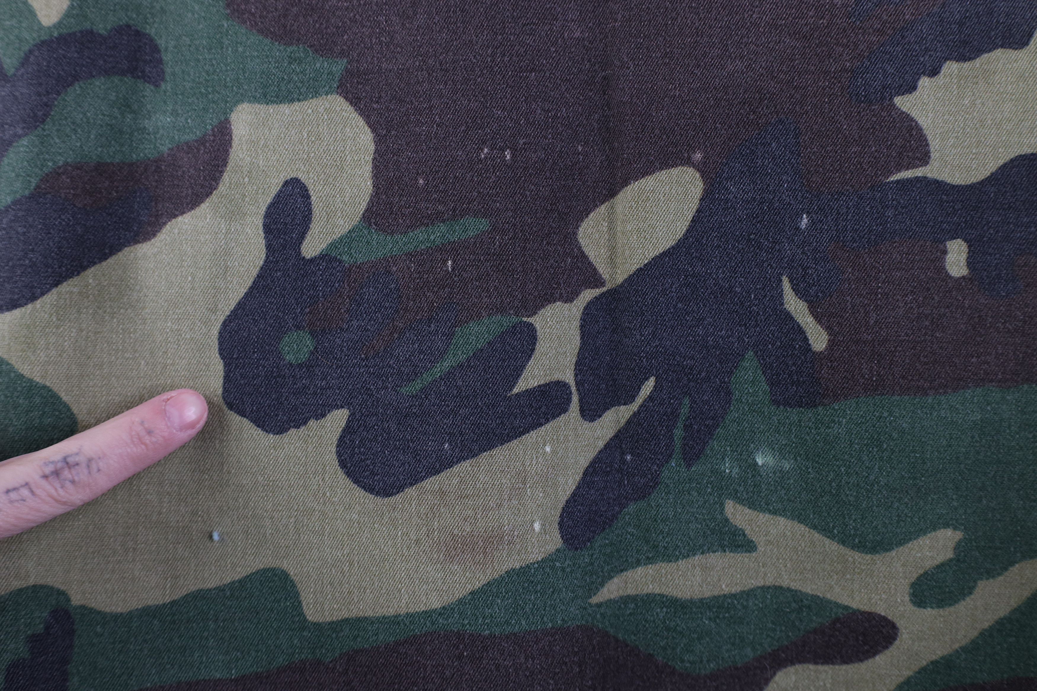 Vintage Vintage 70s Military Camouflage Combat Field Shirt Jacket Size US L / EU 52-54 / 3 - 12 Thumbnail