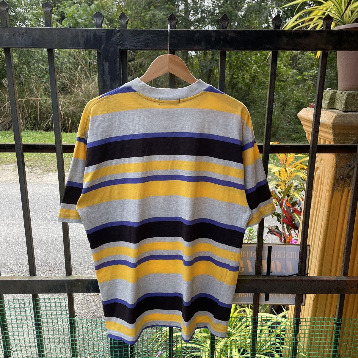 Gotcha × Vintage 🔥Vintage 90s Gotcha Multicolour Stripes Surf Skate Tee Size US XL / EU 56 / 4 - 2 Thumbnail