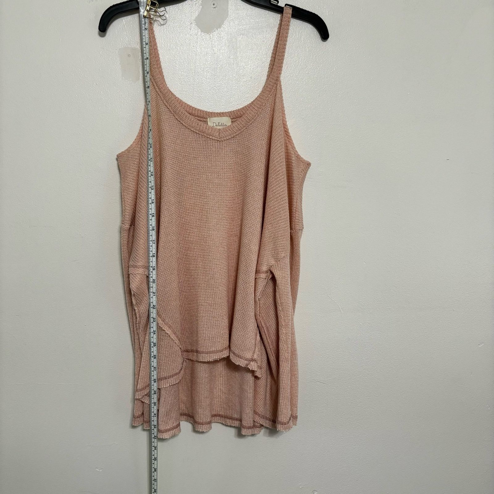 Anthropologie Anthropologie Deletta Pink Cold Shoulder Knit Shirt Size M Size M / US 6-8 / IT 42-44 - 2 Thumbnail